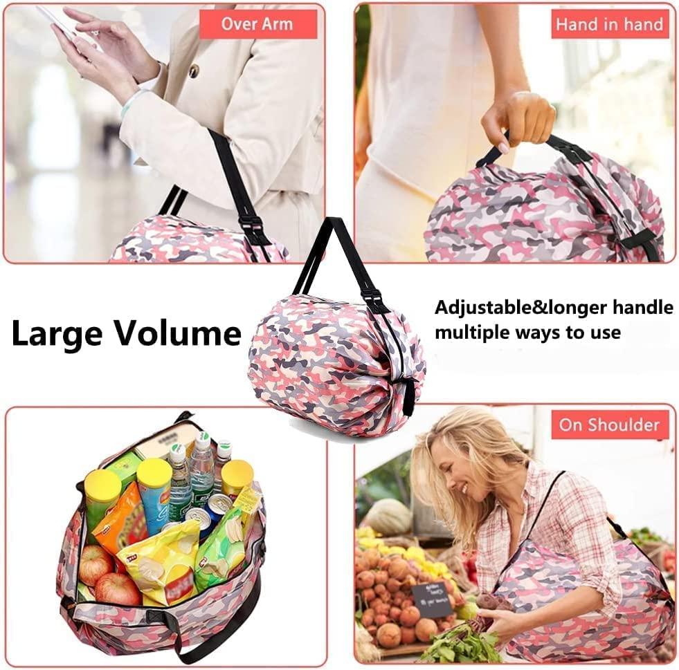 Two Pieces Foldable Shopping Bag - Life Vista