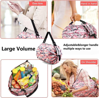 Two Pieces Foldable Shopping Bag - Life Vista