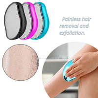 Thumbnail for Crystal Hair Eraser for Women and Men, Magic Crystal Hair Remover Painless Exfoliation Hair Removal Tool for Arms Legs Back, Washable Crystal Epilator Without Shaving for Smooth Skin Gifts (random Colour) - Life Vista