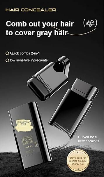 Covering White Hair is Simple and Convenient 20gm - Black - Life Vista