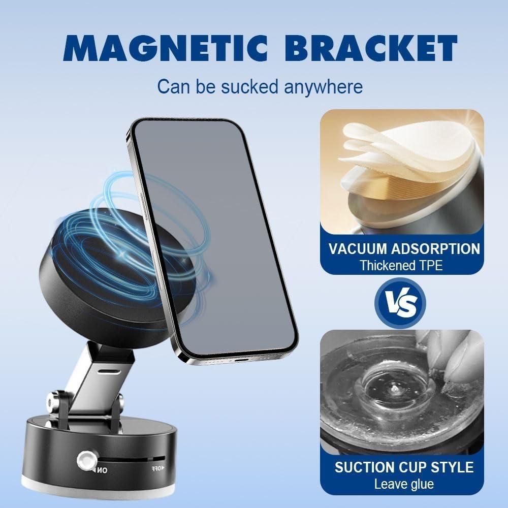 Vacuum Magnetic Suction Phone Holder - Life Vista