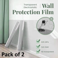 Thumbnail for Self- Adhesive Transparent Electrostatic Wall Protection Film Buy 1 Get 1 Free - Life Vista