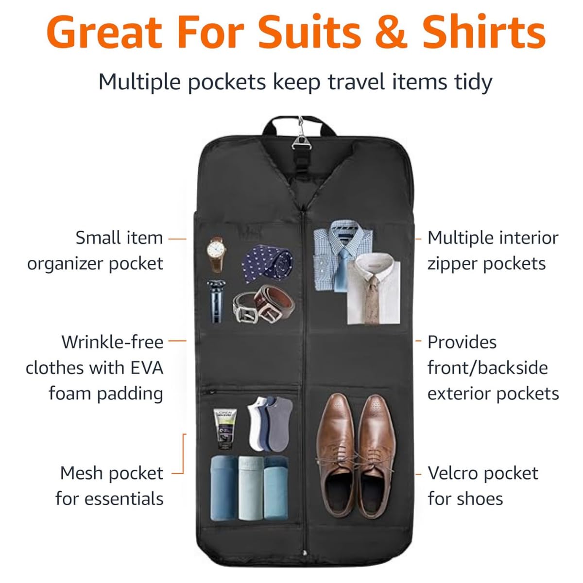 All-In-One Garment + Laptop Bag