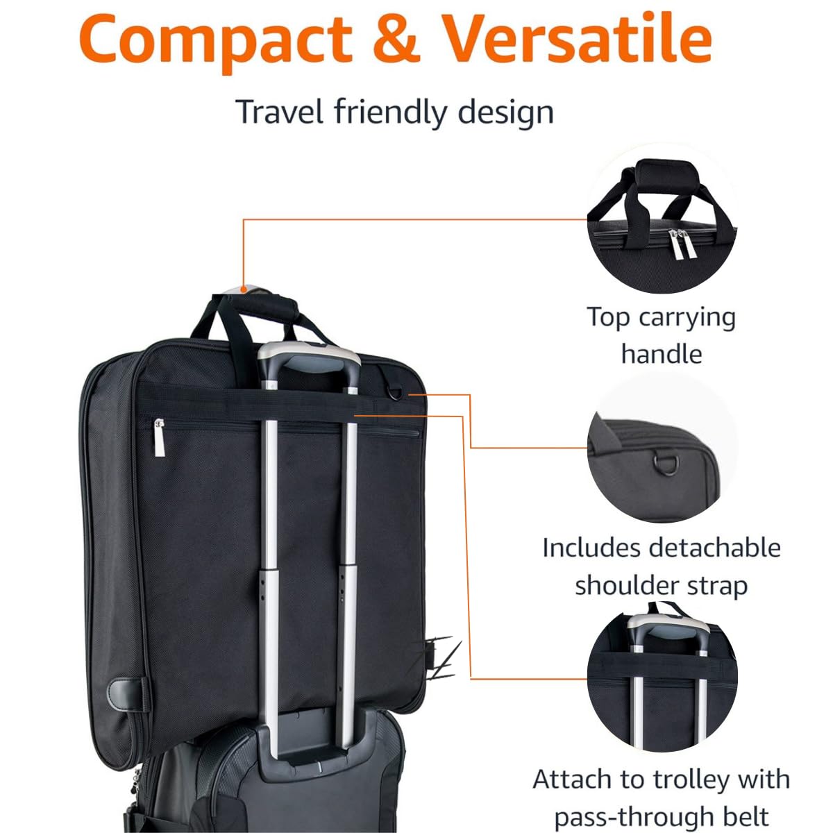 All-In-One Garment + Laptop Bag