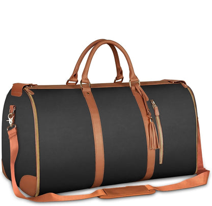 Premium Leather Convertible Garment Bag